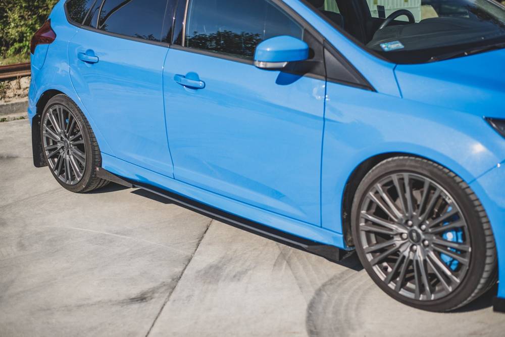 Street Pro Side Skirts Diffusers + Flaps Ford Focus RS Mk3