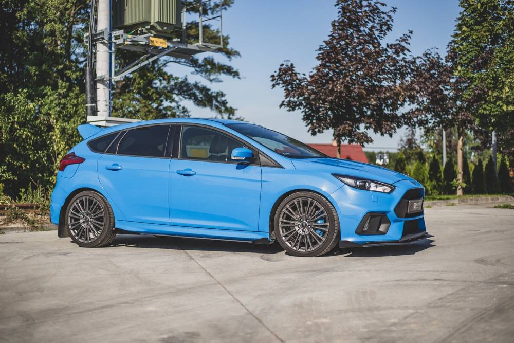 Street Pro Side Skirts Diffusers + Flaps Ford Focus RS Mk3