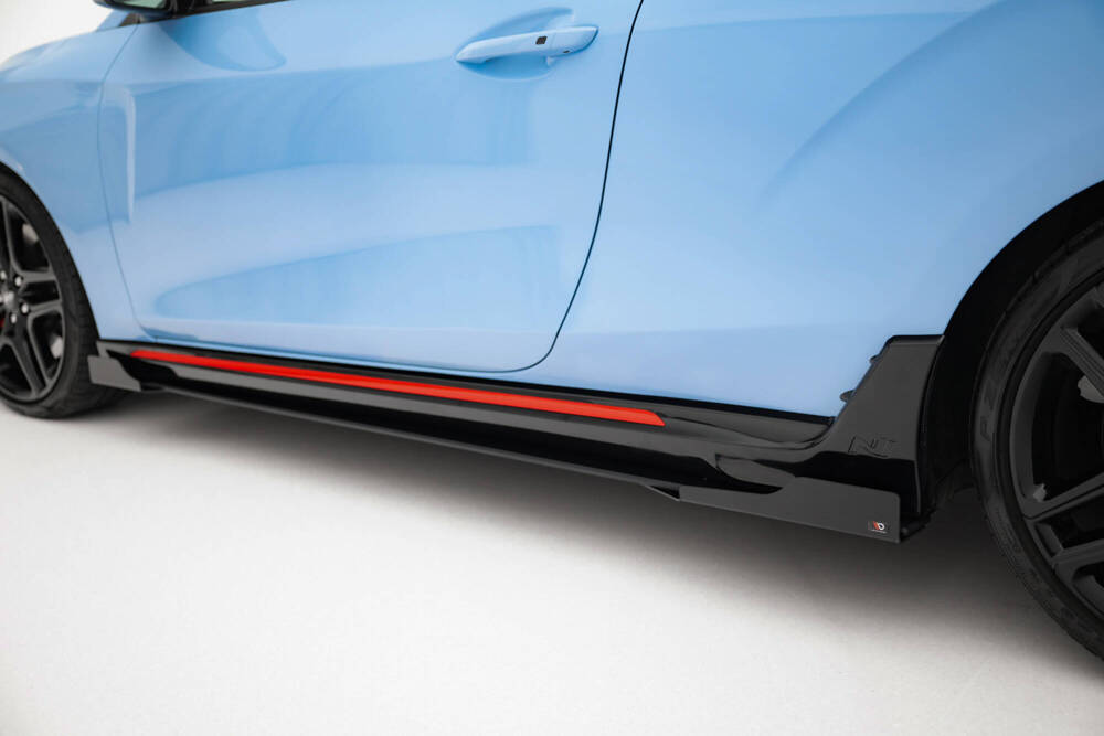 Street Pro Side Skirts Diffusers + Flaps Hyundai Veloster N Mk2