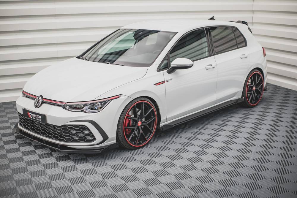 Street Pro Side Skirts Diffusers + Flaps Volkswagen Golf GTI / GTE / GTI Clubsport / R-Line Mk8