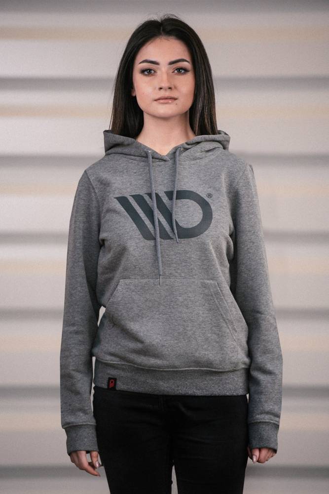 Womens Gray Hoodie