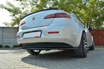 CENTRAL REAR SPLITTER ALFA ROMEO 159 (without vertical bars)