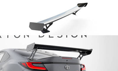 Carbon Spoiler With External Brackets Uprights Toyota GR86 / Subaru BRZ Mk2