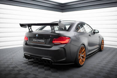 Carbon Spoiler With Internal Brackets Uprights BMW M2 F87 / 2 / 2 M-Pack F22