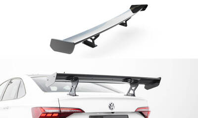 Carbon Spoiler With Internal Brackets Uprights Volkswagen Jetta GLI Mk7