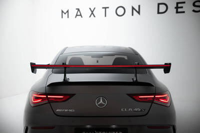 Carbon Spoiler With Upper Swan Mounting + LED Mercedes-Benz CLA Coupe C118 / C118 Facelift