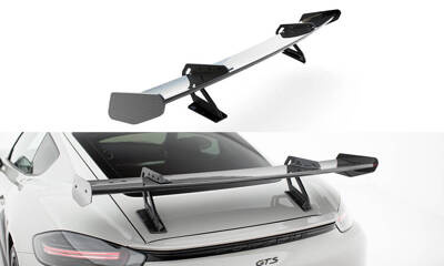 Carbon Spoiler With Upper Swan Mounting  V.1 Porsche 718 Cayman 982c