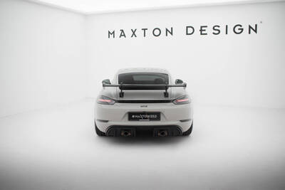 Carbon Spoiler With Upper Swan Mounting  V.1 Porsche 718 Cayman 982c