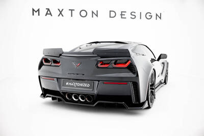 Central Rear Splitter (with vertical bars) Chevrolet Corvette Z06 C7