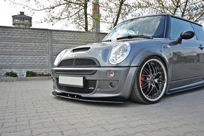 FRONT SPLITTER MINI R53 COOPER S JCW Gloss Black | Our Offer \ Mini ...