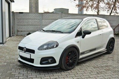 Splitter anteriore V.2 FIAT GRANDE PUNTO ABARTH carbon look (Cod. M