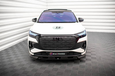 Front Splitter V.1 Audi Q4 e-tron Sportback S-line Mk1