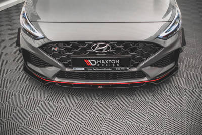 Front Splitter V.1 + Flaps Hyundai I30 N / I30 N-Line Hatchback/Fastback Mk3 Facelift