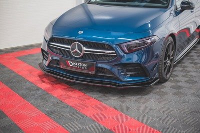 Splitter anteriore V.1 Mercedes A35 AMG Aero W177 nero opaco (Cod.