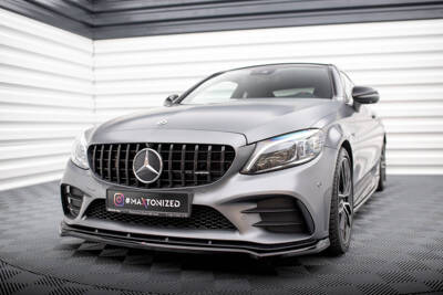 Front Splitter V.1 Mercedes-AMG C43 Coupe / Cabrio / Sedan / Estate C205 / A205 / W205 / S205 Facelift