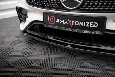 Front Splitter V.1 Mercedes-Benz E-Class W213 Coupe Facelift (C238 Facelift) / Cabriolet (A238 Facelift) AMG-Line / 53 AMG