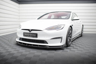 Front Splitter V.1 Tesla Model S Plaid Mk1 Facelift