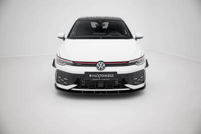 Front Splitter V.1 Volkswagen Golf GTI / GTE / R-Line Mk8 Facelift