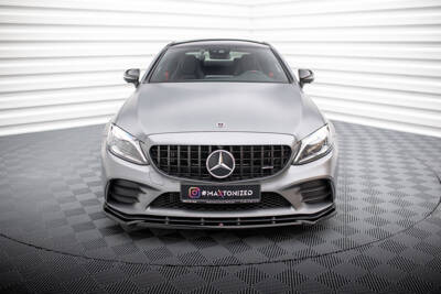 Front Splitter V.2 Mercedes-AMG C43 Coupe / Cabrio / Sedan / Estate C205 / A205 / W205 / S205 Facelift