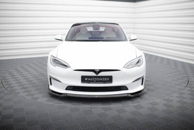 Front Splitter V.2 Tesla Model S Plaid Mk1 Facelift