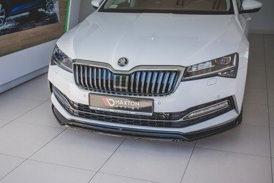 Front Splitter V.3 Skoda Superb Liftback / Combi Mk3 Facelift