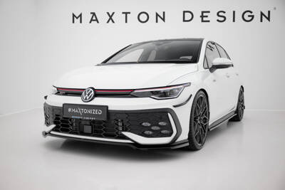 Front Splitter V.3 Volkswagen Golf GTI / GTE / R-Line Mk8 Facelift