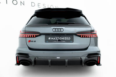 Prepreg Carbon Fiber Rear Diffuser Audi RS6 / RS7 C8  (version without towbar)