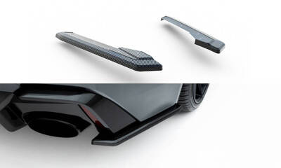 Prepreg Carbon Fiber Rear Side Splitters Audi RS6 C8 