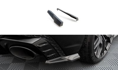 Prepreg Carbon Fiber Rear Side Splitters Audi RSQ8 Mk1