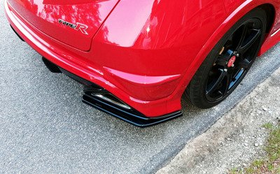 REAR SIDE SPLITTERS HONDA CIVIC VIII TYPE-R GP