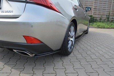 REAR SIDE SPLITTERS Lexus IS Mk3 Facelift T