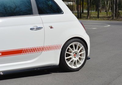 Rear Side Splitters Abarth 500 Mk1