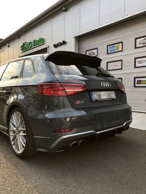 Rear Side Splitters Audi S3 8V FL Sportback