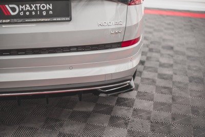 Rear Side Splitters Skoda Kodiaq Sportline Mk1 / Mk1 Facelift