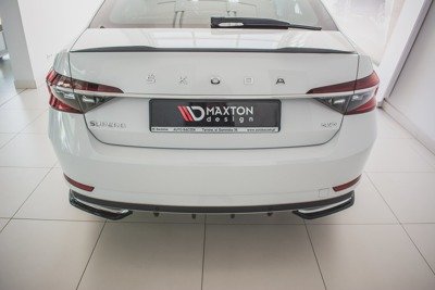 Rear Side Splitters Skoda Superb Liftback / Combi Mk3 Facelift