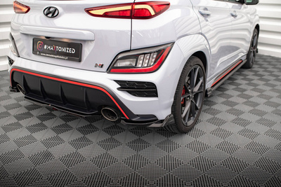 Rear Side Splitters V.2 Hyundai Kona N Mk1