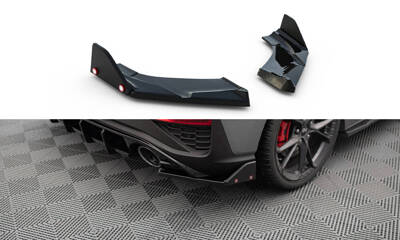 Rear Side Splitters V.4 + Flaps Hyundai I30 N Hatchback Mk3 Facelift