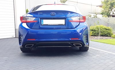 Rear Splitter Lexus Rc Mk1