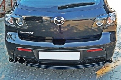 Rear Splitter MAZDA 3 MPS MK1 PREFACE US-Spec Version (without vertical bars)