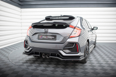 Rear Splitter V.1 (with vertical bars) Honda Civic Sport Mk 10 Facelift