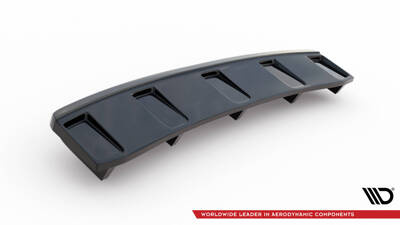 Rear Splitter (with vertical bars) Audi A7 S-Line C7 Facelift 