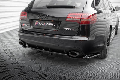 Rear Splitter (with vertical bars) Audi RS6 Avant C6