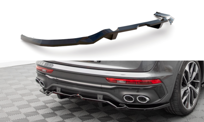 Rear Splitter (with vertical bars) Audi SQ5 / Q5 S-Line Sportback Mk2 Facelift