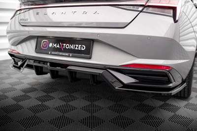 Rear Splitter (with vertical bars) Hyundai Elantra Mk7