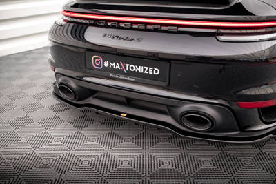 Rear Splitter (with vertical bars) Porsche 911 Turbo S 992