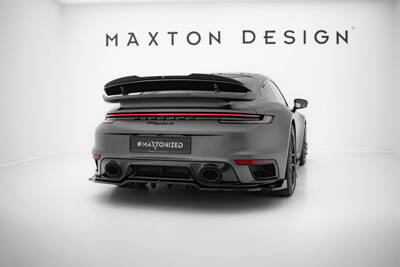 Rear Splitter (with vertical bars) Porsche 911 Turbo S Sport Package 992