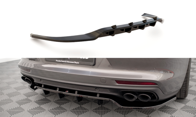 Rear Splitter (with vertical bars) Porsche Panamera Turbo S E-Hybrid / Panamera E-Hybrid / Panamera 4S 971