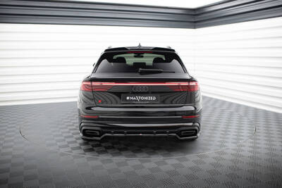 Rear Splitter (with vertical bars) V.1 Audi SQ8 / Q8 S-Line Mk1 Facelift