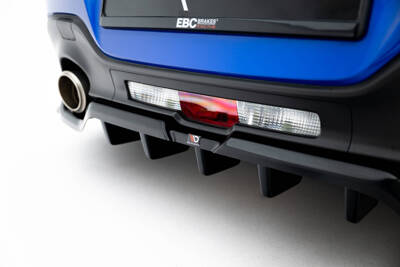 Rear Splitter (with vertical bars) V.1 + Flaps Subaru BRZ Mk2