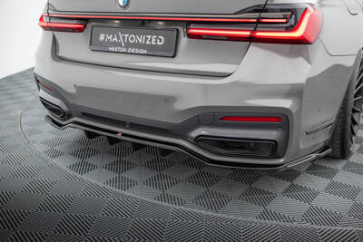 Rear Splitter (with vertical bars) V.2 BMW 7 M-Pack G11 / G12 Facelift